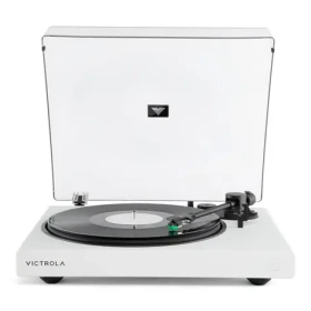 Victrola VPT-1520-WHT-INT Wave bílá / Gramofon / 2 rychlostní / RCA / Auracast / předzesilovač (100002200211)
