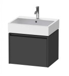 DURAVIT - Ketho.2 Umyvadlová skříňka 44x58x46 cm, 1 zásuvka, grafit mat K25075049490000