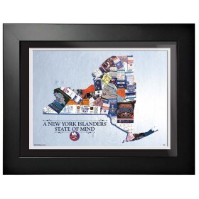 Mustang Obraz v rámu New York Islanders NHL 12x16 State of Mind