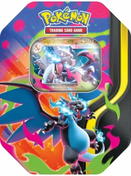 Pokémon TCG: Mega Charizard Tin - Mega Charizard Y ex