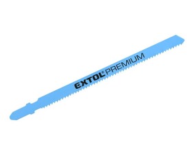 EXTOL PREMIUM 8805205 List do přímočaré pily, na kov, T-stopka, Bi-metal, 106 x 1,8mm, 14TPI, 5ks
