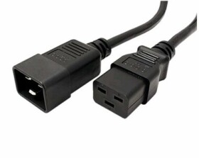 OEM Prodlužovací kabel 230V C19-C20 / 4.5m / černá (OEMC19C20_4.5m)