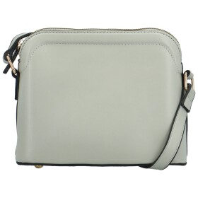 Trendy dámská koženková crossbody kabelka Dagoma, šedá