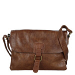Praktická dámská crossbody kabelka Mirna, tmavě hnědá