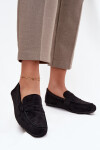 Loafersy Mokasyny Dámské Ploché Černé Soreline 39