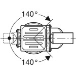 GEBERIT - Varino Podlahová vpusť vodorovná, d 5 cm/d1 5 cm 388.023.00.1