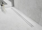 MEXEN - Flat 360 Slim podlahový žlab 70 cm otočný bílá 1241070