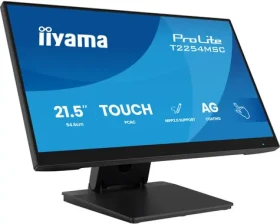 22" IIYAMA ProLite T2254MSC-B2AG černá / IPS / 1920x1080 / 16:9 / 4ms / 1300:1 / 300cd / repro / HDMI / DP (T2254MSC-B2AG)