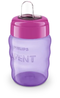 Philips Avent SCF553/03 růžová / Dětský hrnek s náustkem / 260 ml / 9m+ (55740)