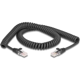 Delock 87993 RJ45 síťové kabely, propojovací kabely CAT 5e 2.00 m černá 1 ks