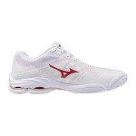 Mizuno Wave Lightning Pro W White/Rose Elegance/Lava Falls - Volejbalová obuv Mizuno WAVE LIGHTNING PRO V1GC266073 Velikost obuvi v EU: 40,5