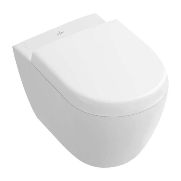 VILLEROY & BOCH - Subway 2.0 Závěsné kompaktní WC, DirectFlush, CeramicPlus, alpská bílá 5606R0R1