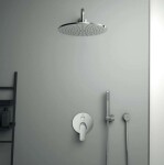 IDEAL STANDARD - CeraTherm Sprchový set s baterií pod omítku, s tělesem, průměr 30 cm, chrom A7574AA