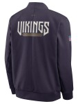 Nike Pánská bunda Minnesota Vikings NFL 2026 Rivalries Sideline Bomber Lila Velikost: L