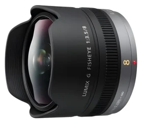 Panasonic Lumix G 3,5/8 Fisheye / Objektiv / Fisheye / Micro Four Thirds / 8 mm f/3,5 (H-F008E)