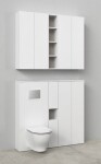 CERSANIT - Horní otevřený modul skříňky WC rám 20 cashmere FSC MIX70% SGSCH-COC-007574 S1026-052