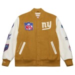 Mitchell & Ness Pánská bunda New York Giants NFL Dusted Varsity Créme Velikost: S