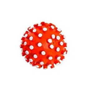 Karlie míček ježatý pískací latex průměr 6cm / Hračka pro psy (KF-47932)