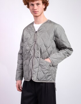 Taion Unisex Military W-Zip V-Neck Down Jacket D.SAGE GREEN M