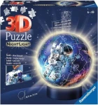 Ravensburger 120080589 Puzzle-Ball Astronauti ve vesmíru (noční edice)