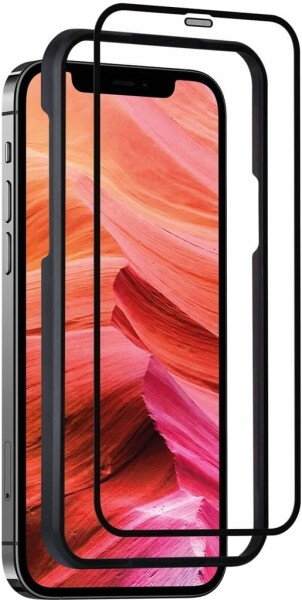 FIXED 3D Full-Cover Ochranné tvrzené sklo s aplikátorem pro Apple iPhone 13 13 Pro černá (FIXG3DA-723-BK)