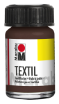 Barva na textil Marabu Textil 15 ml - hnědá tmavá 045