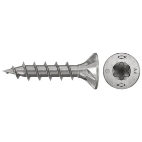 Fischer 574148 šrouby do dřevotřísky 4 mm 30 mm TX Nerezová ocel 200 ks