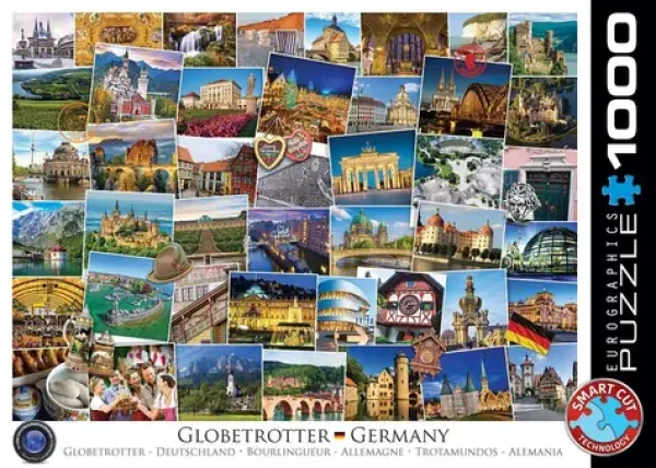 EUROGRAPHICS Puzzle Světoběžník – Německo