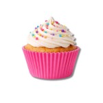 Dortisimo Košíčky na muffiny tmavě růžové (100 ks)