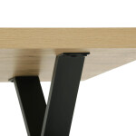 Jídelní stůl 180x90cm, melamin, dub, HT-R5316 OAK