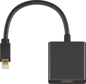 MicroConnect Adapter Mini DisplayPort 1.2 (M) - HDMI (F) černá / podpora audia (MDPHDMIB)