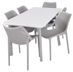 TOOMAX ITALIA DINING plastový stůl - světle šedá