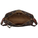 Moderní dámská koženková crossbody kabelka Coveri Gurio, coffee