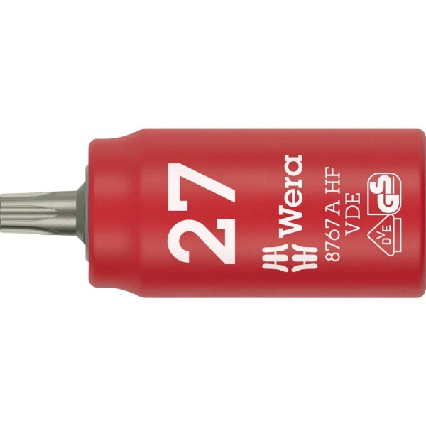 Wera 8767 A VDE HF 05005924001 TORX vložka pro nástrčný klíč funkce zadržení 1/4 T 27 1/4