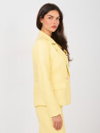 Dámské sako IT MA FL10092.15 Světle žlutá - FPrice světle žlutá L/XL