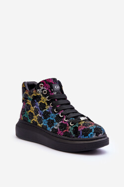 Sportovní Boty Na Platformě Džety GOE MM2N4009 Černé 38