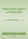 Pracovní karty přehledy učebnici Matematika pro ročník