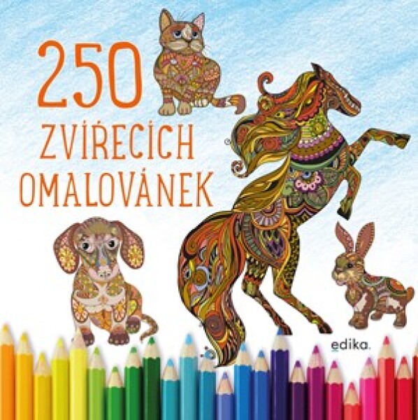 250 zvířecích omalovánek |