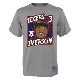 Mitchell & Ness Dětské tričko Philadelphia 76ers NBA Allen Iverson Court King Youth T-Shirt (YOUTH)