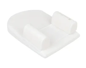 KikkaBoo Polohovací podložka z paměťové pěny klínová Airknit White / od 0 měsíců (31106010134KB)