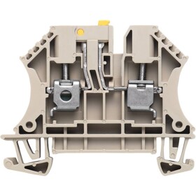 Weidmüller 7910210000 zkušební oddělovací řadová svorka šroubovací Tmavě béžová 50 ks