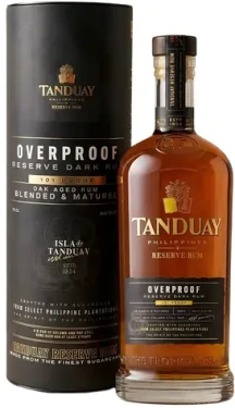 Tanduay Overproof Reserve / Rum / 10 let / Filipíny / 50,5 % / 0,7 l (4800220651053)