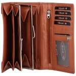 Módní dámská kožená peněženka Bellugio Giraw, camel