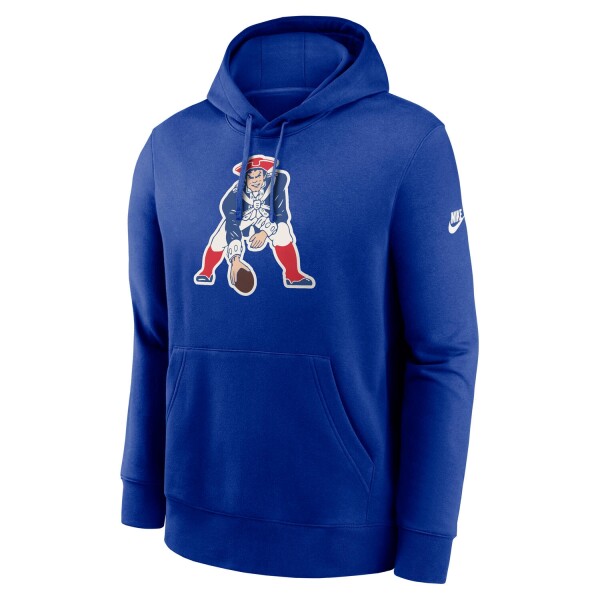 Nike Pánská mikina New England Patriots NFL Throwback Club Hoodie Velikost: M