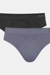 Pánské slipy SLOOGI MEN GO SMOOTH BRIEF C2P M014 ČERNÁ-GRAFITOVÁ