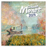 Kalendář 2025 poznámkový: Claude Monet, 30 30 cm