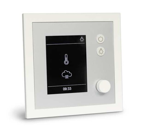 EOS EmoTec H, řídící jednotka pro suchou i vlhkou saunu, bílá / stříbrná CFSEOS6054L