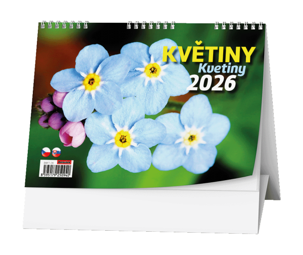 Stolní kalendář 2026 Baloušek - Květiny