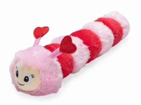 Beeztees Hračka pro psy Housenka Wina růžová 36cm (KF-2400244)