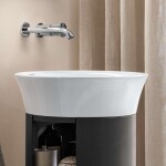 DURAVIT - White Tulip Umyvadlo, průměr 50 cm, bez otvoru pro baterii, bílá 2365500070